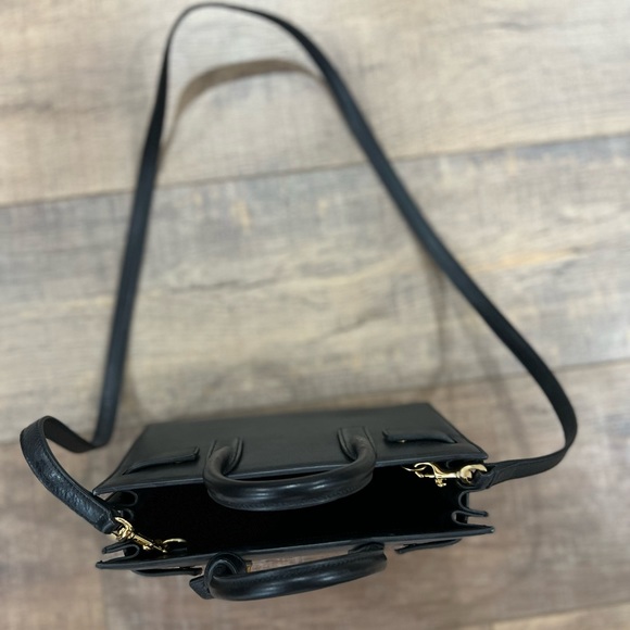 Saint Laurent Sac De Jour Nano Soft Black Leather Satchel Bag and Gold Hardware - Picture 5 of 8